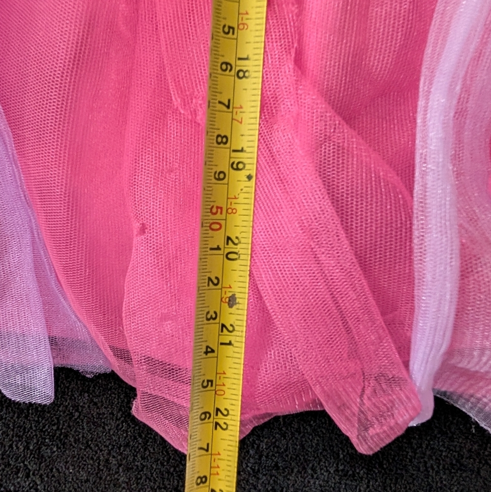 My Little Pony Friendship Is Magic Tulle Glitter Girls Dress Rainbow Princess - Picture 9 of 13